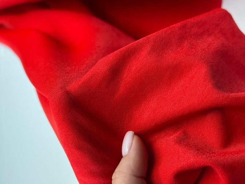 Тканина біфлекс Australia USA RED 117 червоний, Італія, 170 гр/м2, №30 472 фото