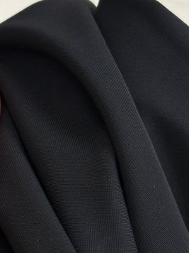Тканина біфлекс матовий Malaga nero чорний, Італія, шир.150 см, 190 гр/м2, 9265 393 фото