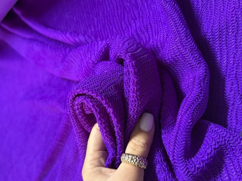 Тканина біфлекс жатка IBIZA Violet фіолетовий, Італія, 270 гр/м2, №31 470 фото
