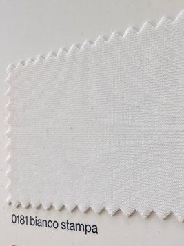 Тканина біфлекс мікрофібра Monaco bianco stampa білий, Італія, шир.150 см, 140 гр/м2, 0181 500 фото