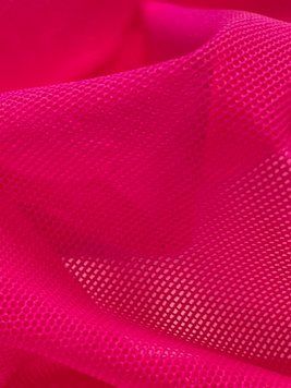 Тканина сітка еластична Alicante magenta малиновий, Італія, шир.152 см, 65 гр/м2, 4140 433 фото