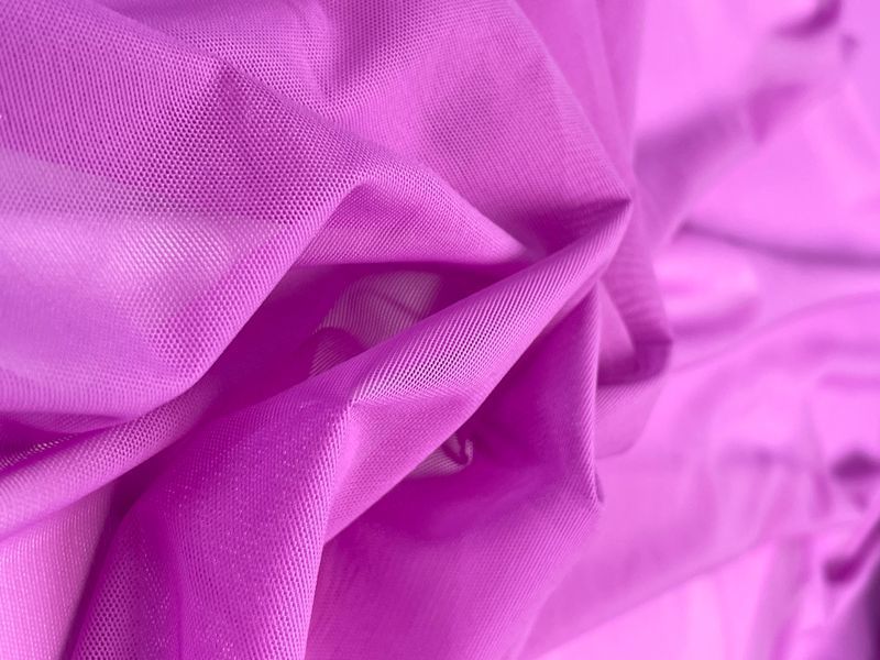 Тканина сітка еластична Alicante heather лавандовий, Італія, шир.152 см, 65 гр/м2, 50052 431 фото