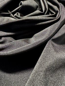 Тканина біфлекс з сяйвом Sumatra nero чорний, Італія, шир.150 см, 190 гр/м2, 9040 413 фото
