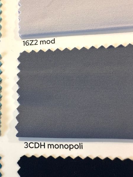 Тканина біфлекс мікрофібра Jersey Lomellina Nilo monopoli сірий, Італія, шир.150 см, 145 гр/м2 527 фото